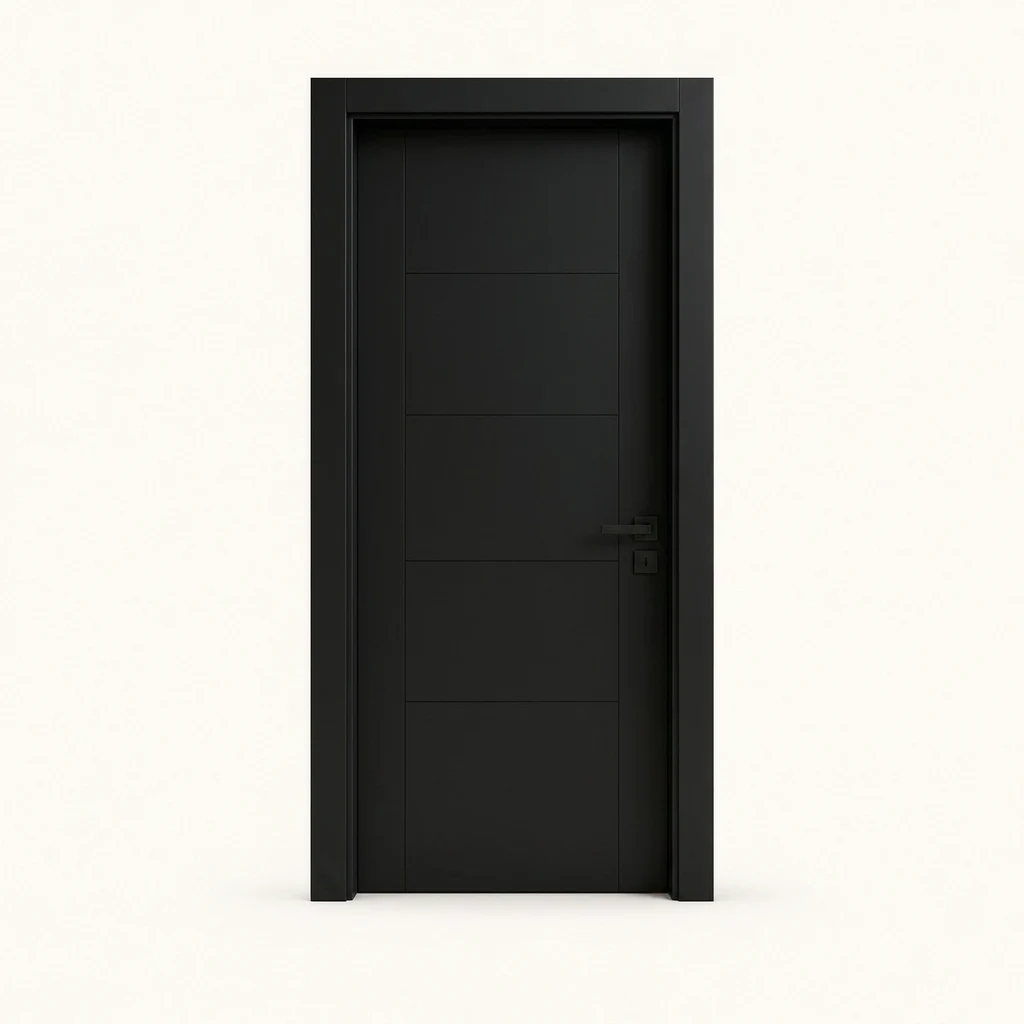 Puerta acústica Privacy 40 con acabado NX 700 laca negra